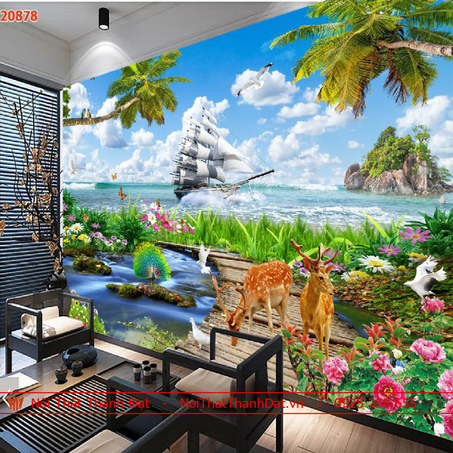 Tranh lụa 3D in nổi 500% mực UV Mỹ