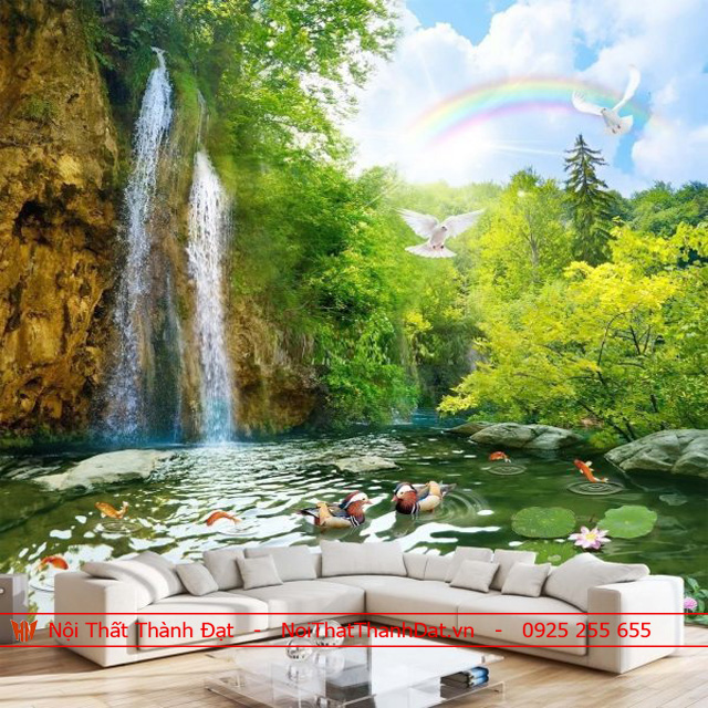 Tranh lụa 3D in nổi 500% mực UV Mỹ